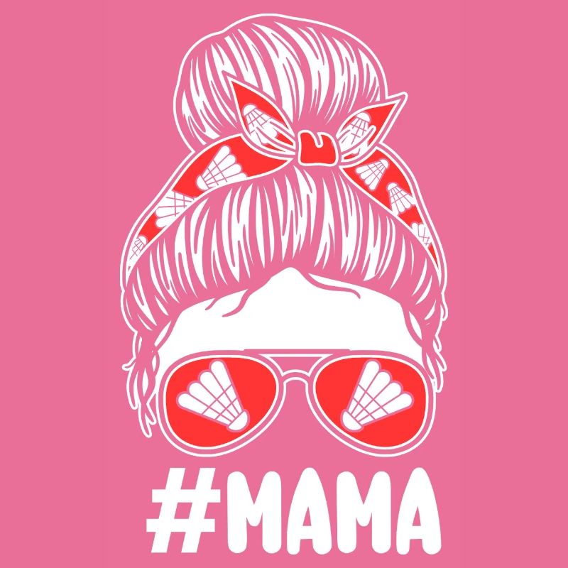 Federball Mama Mutter Badminton