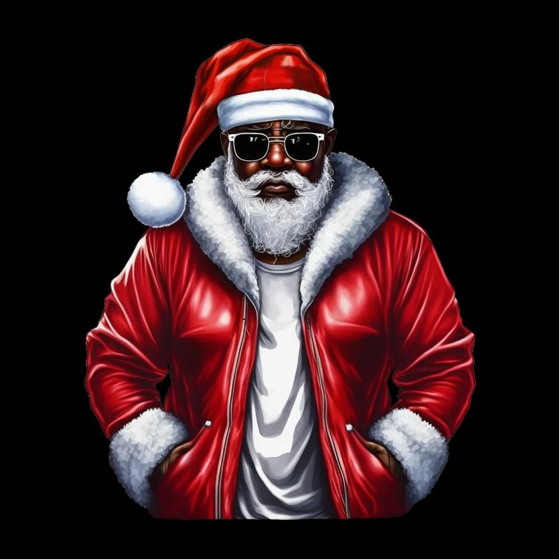 Weihnachtsmann Schwarzer Weihnachtsmann