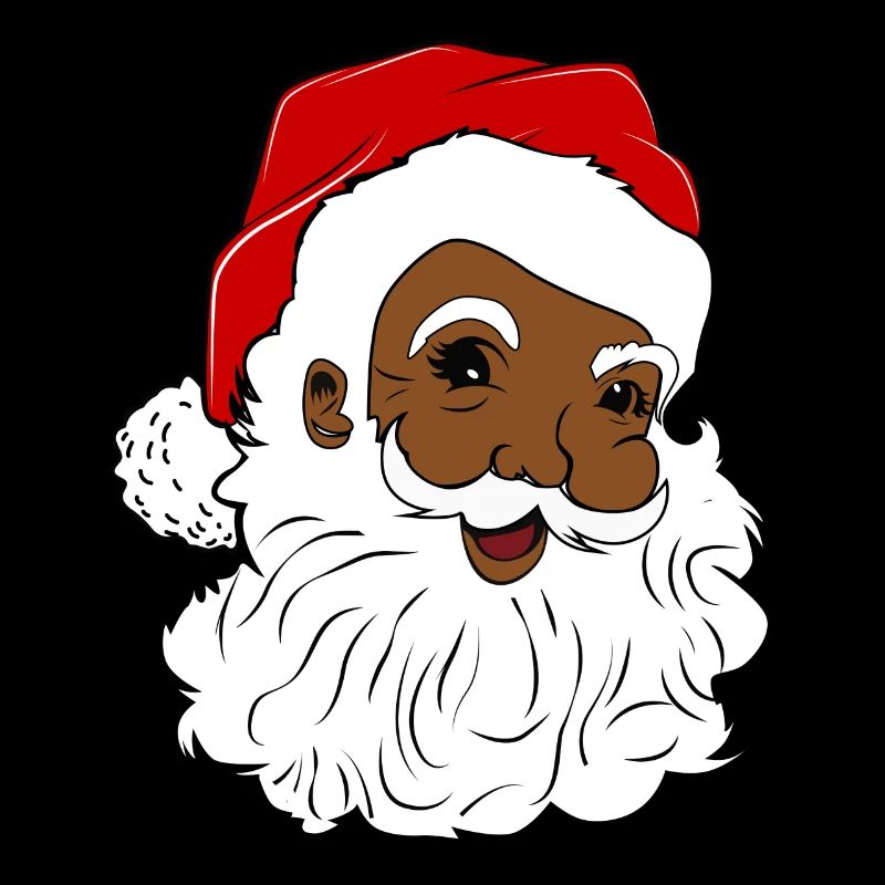 Weihnachtsmann Schwarzer Weihnachtsmann