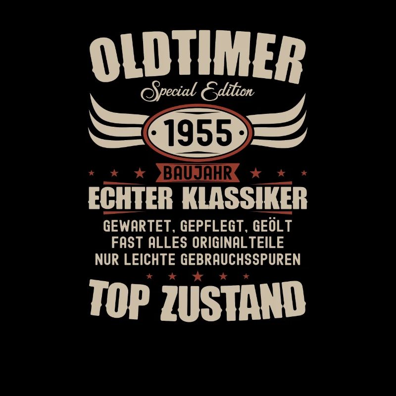 69. Geburtstag 69 Jahre Oldtimer Geschenk 1955