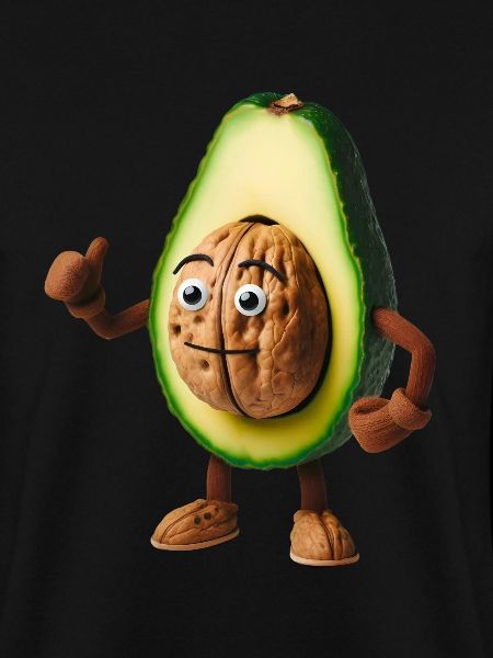 Niedliche Avocado mit Walnusskern!