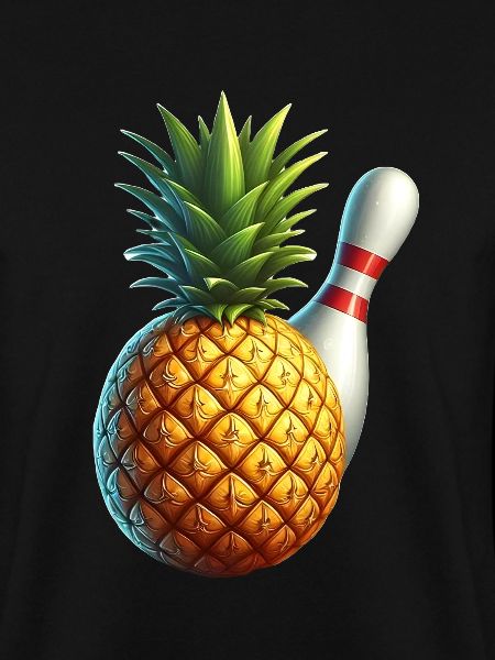 Bowlingkugel und Ananas