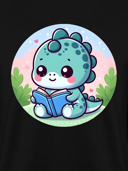 Reading dinosaur