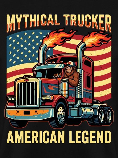 Trucker Bigfoot US-Sattelzugfahrer