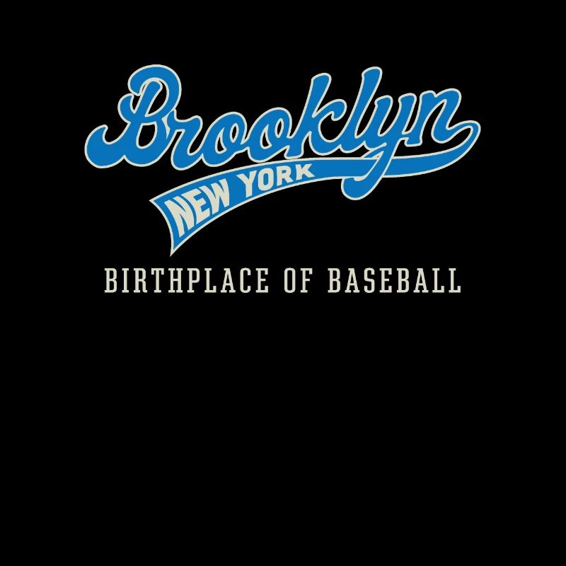 Brooklyn Geburtsort des Baseballs Abzeichen