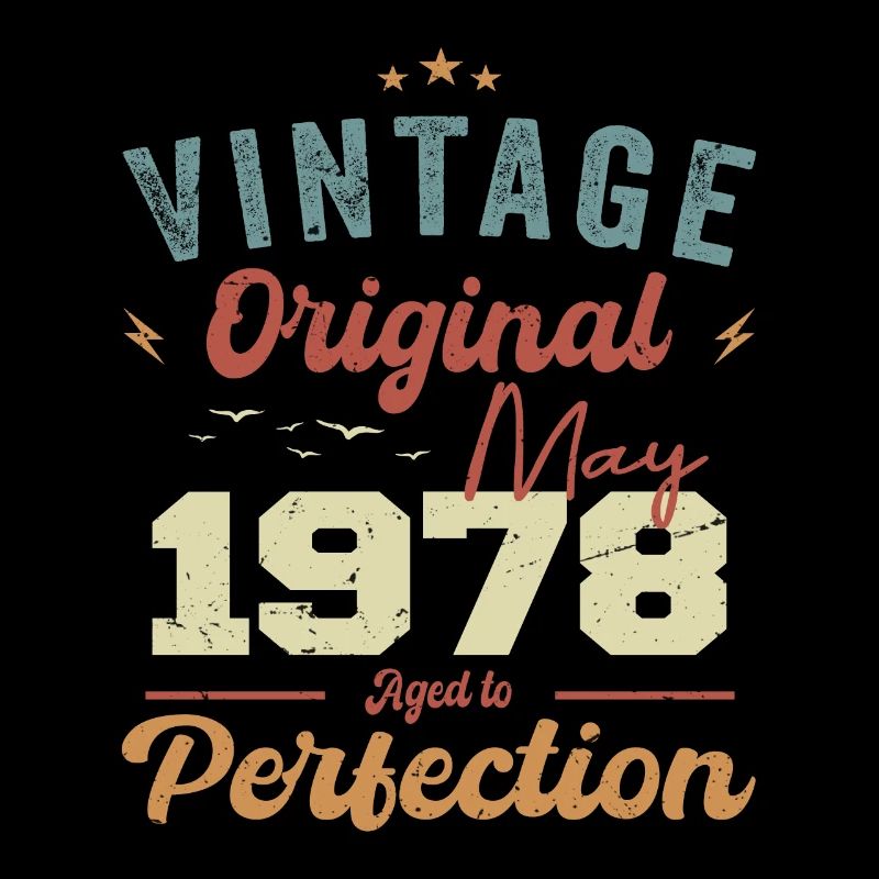 Mai 1978 Geburtstag Mai 1978 Geschenk Mai 1978