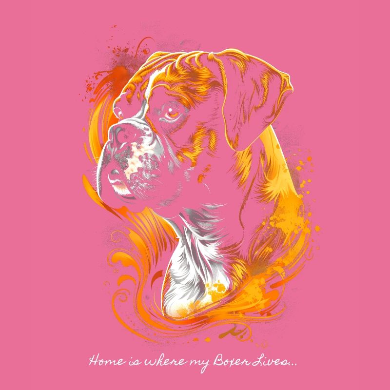 C’est chez moi que vit mon Boxer...