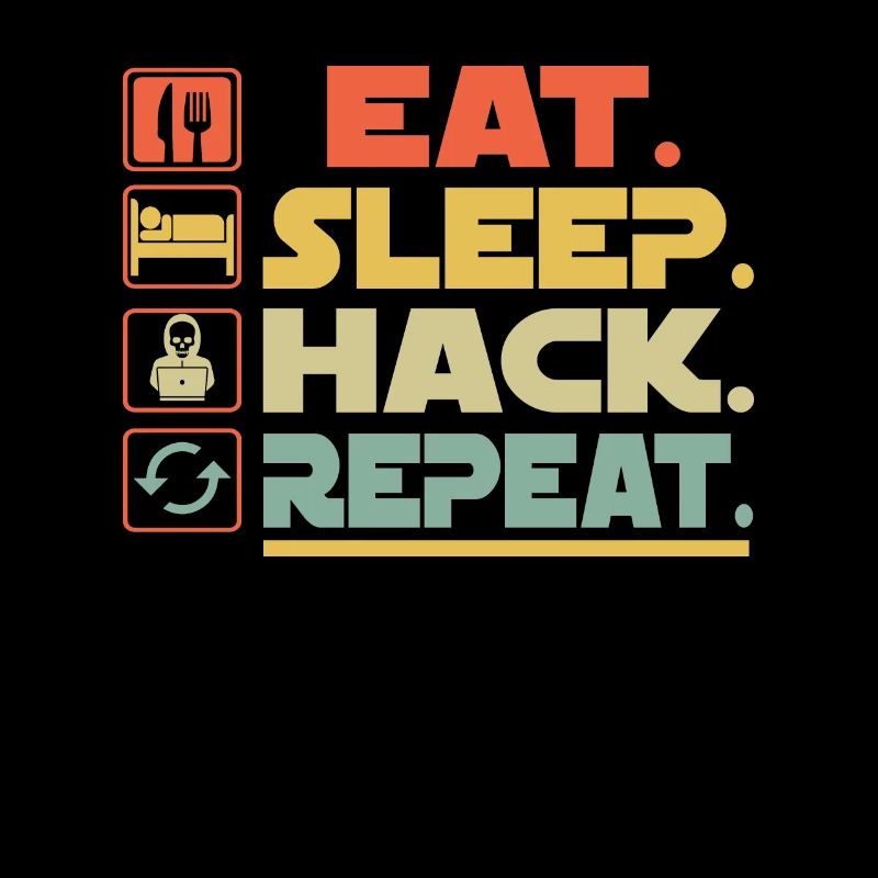 Eat Sleep Hack Repeat