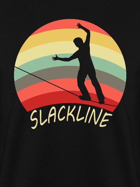 Slackline Seiltänzer Slacklining