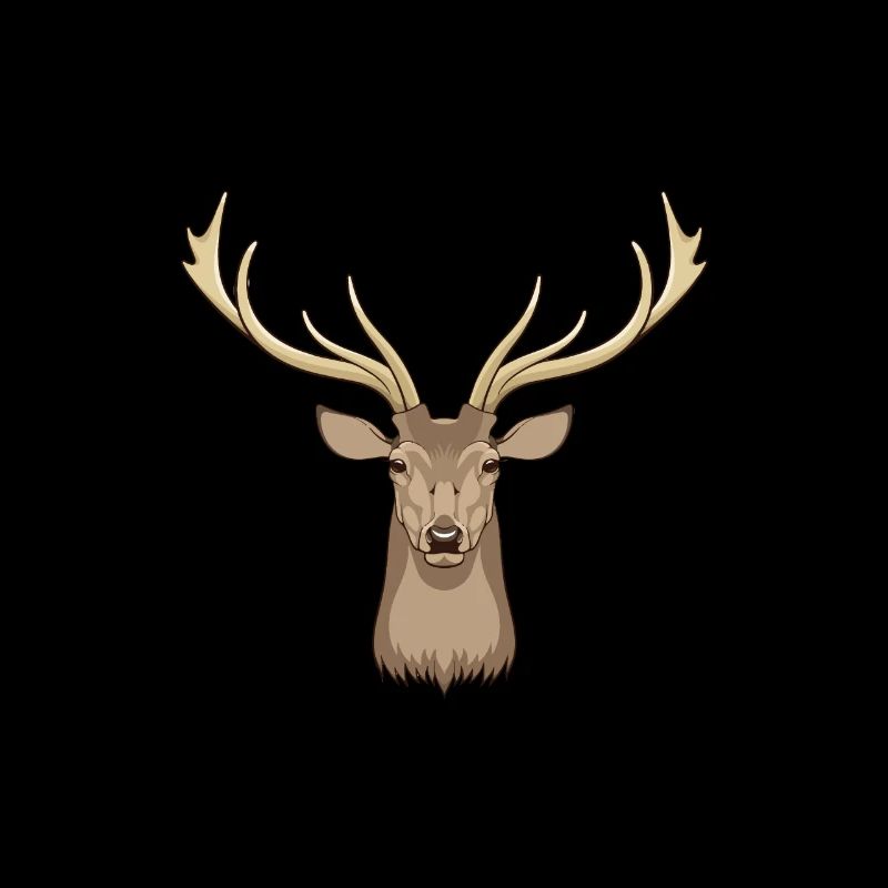 Hirsch Waldtier Hirschgeweih Jäger