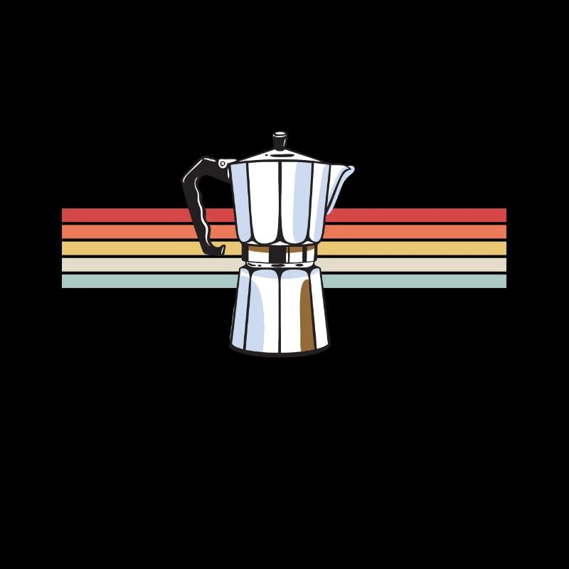 Coffee retro barista coffee bean milk