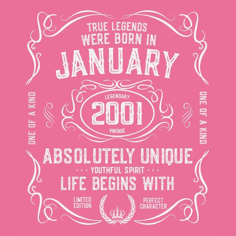 21 ans Janvier Janvier 2001