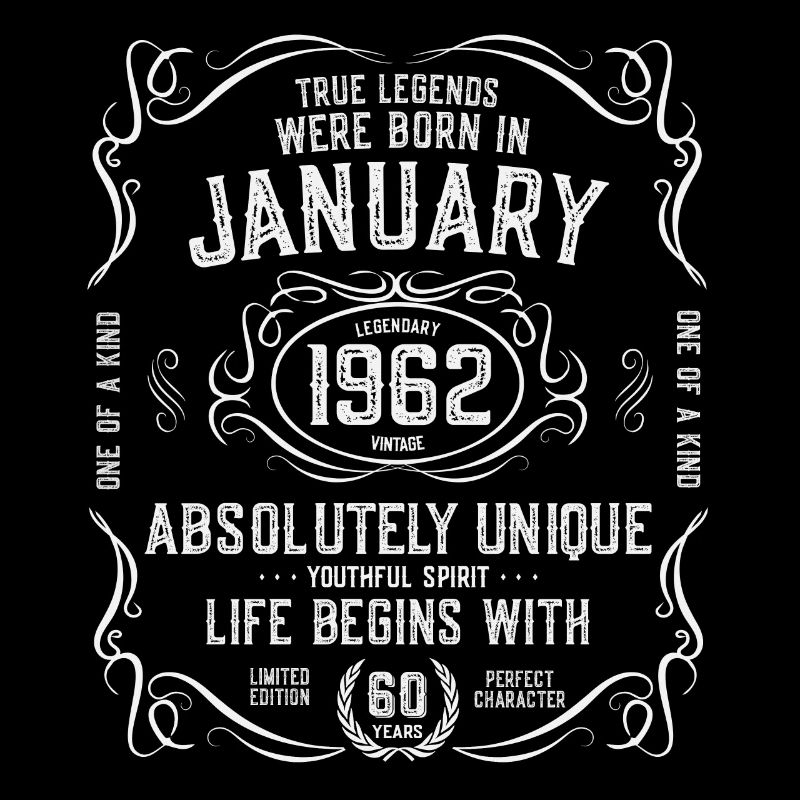 1962 Januar 60 Jahre