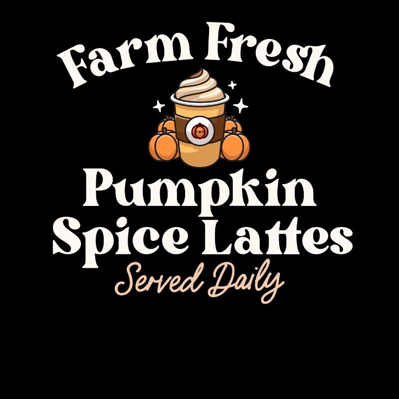 Farm Fresh Pumpkin Spice Latte PSL Retro Fall