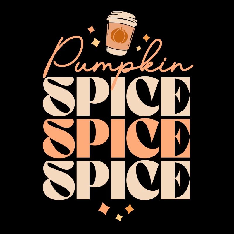 70s Retro Pumpkin Spice Latte PSL Retro Fall