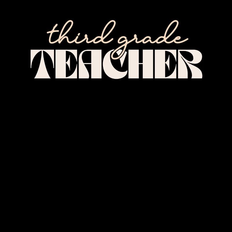 Retro 3rd Grade Teacher Vintage Dritte Klasse