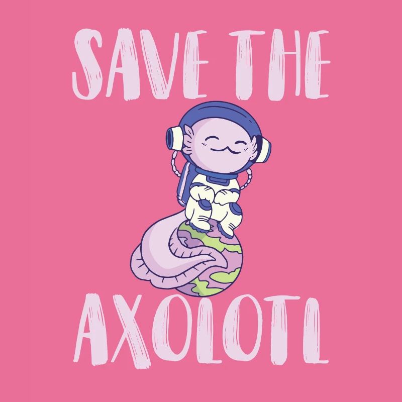 Axolotl Space Earth Solar System Spaceship