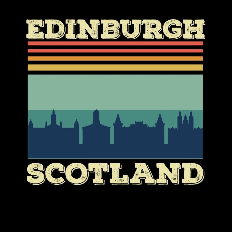 Edimbourg Écosse Skyline Souvenir écossais