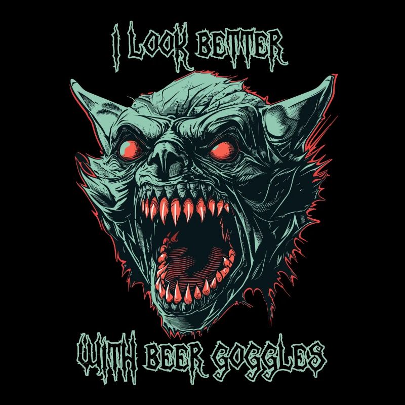 Dämonen-Ghul-Bierbrille
