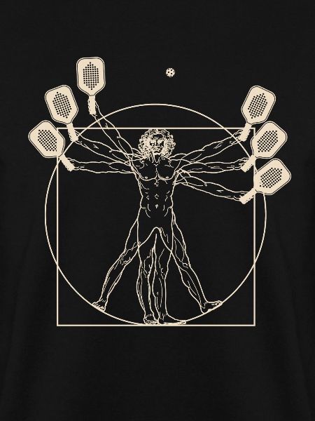 Vitruvian Man Pickleball