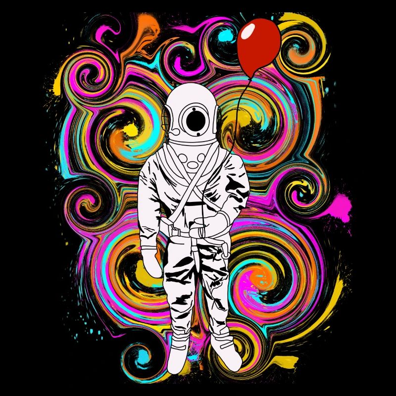 Astronaut - Taucher im Weltall
