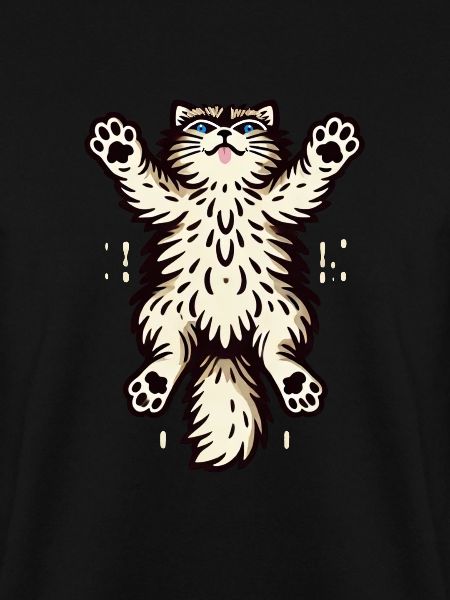 Springende Katze