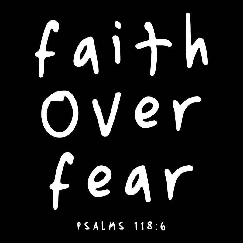 Glaube statt Angst – Psalm 118,6 Christliches Zitat