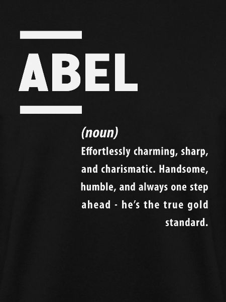 Abel Definition Name Abel