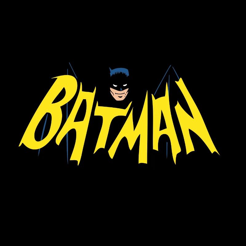 DC Comics Batman Logo Rétro Lettrage