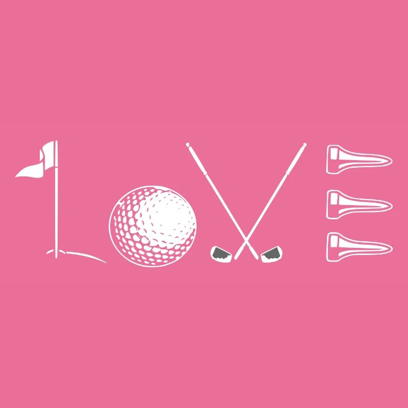 Golf - Love - Idée cadeau de golf