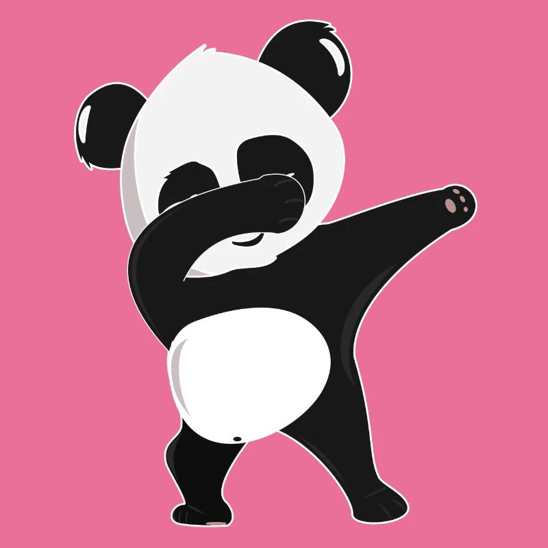dabbing Panda - tanzender Pandabär Geschenkidee