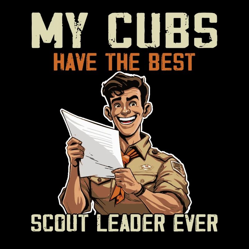 Camping Scouting - Lustiger Pfadfindervater