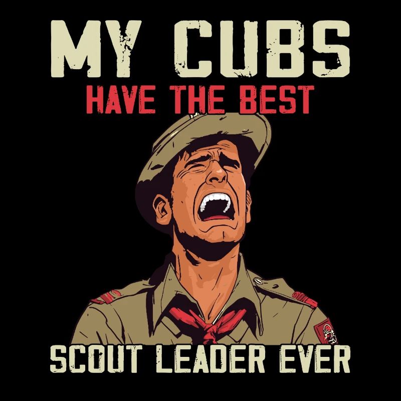 Camping Scouting - Lustiger Pfadfindervater