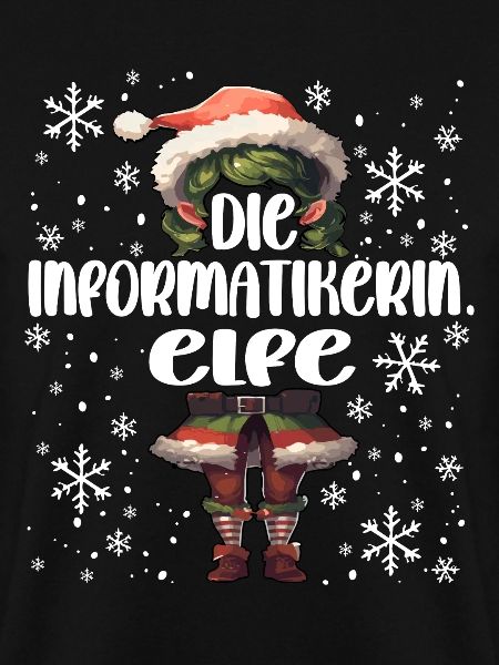 Weihnachtsoutfit Informatikerin Wichtel