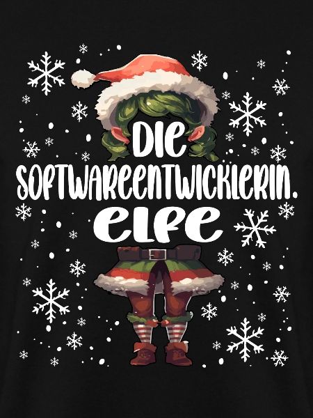Weihnachtsoutfit Softwareentwicklerin