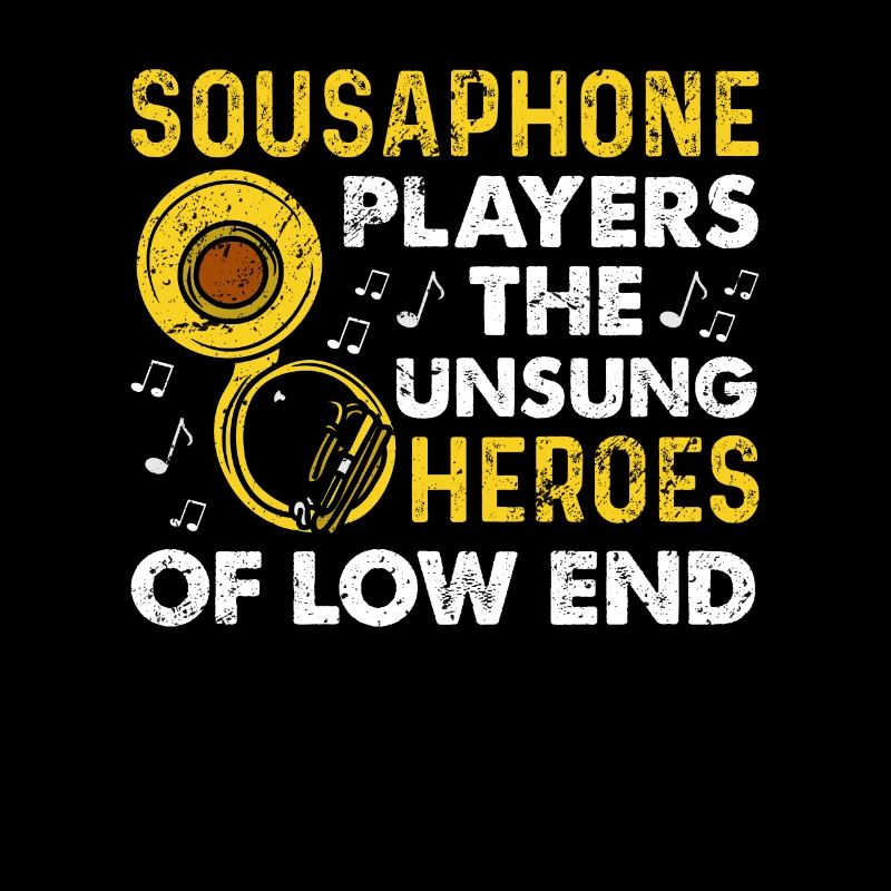 Funny Sousaphone Brass Band Player Marching Band