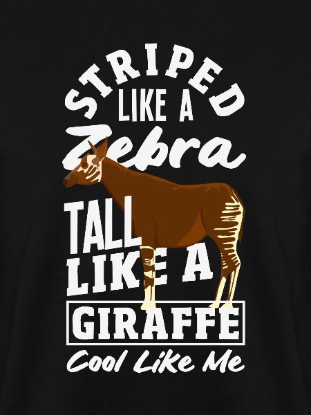 Funny zookeeper okapi lover