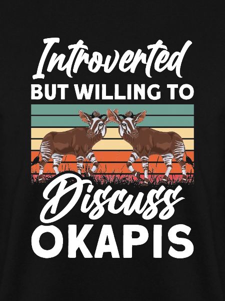 Funny zookeeper okapi lover