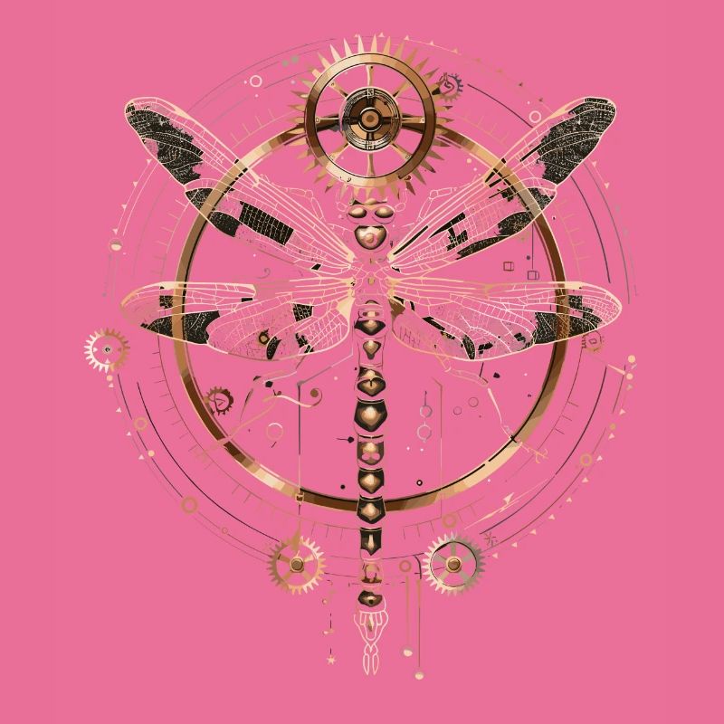 Steampunk-libelle