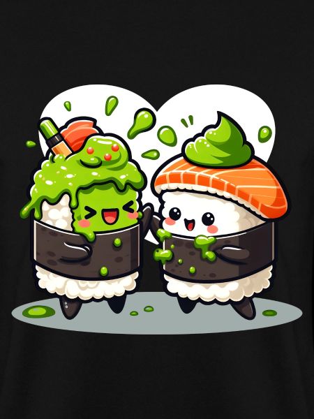 Kawaii Sushi mit Wasabi
