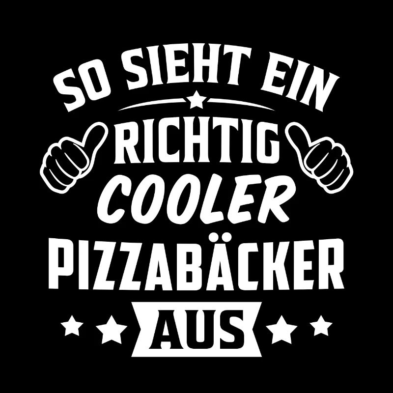 So sieht ein richtig cooler pizzabäcker aus