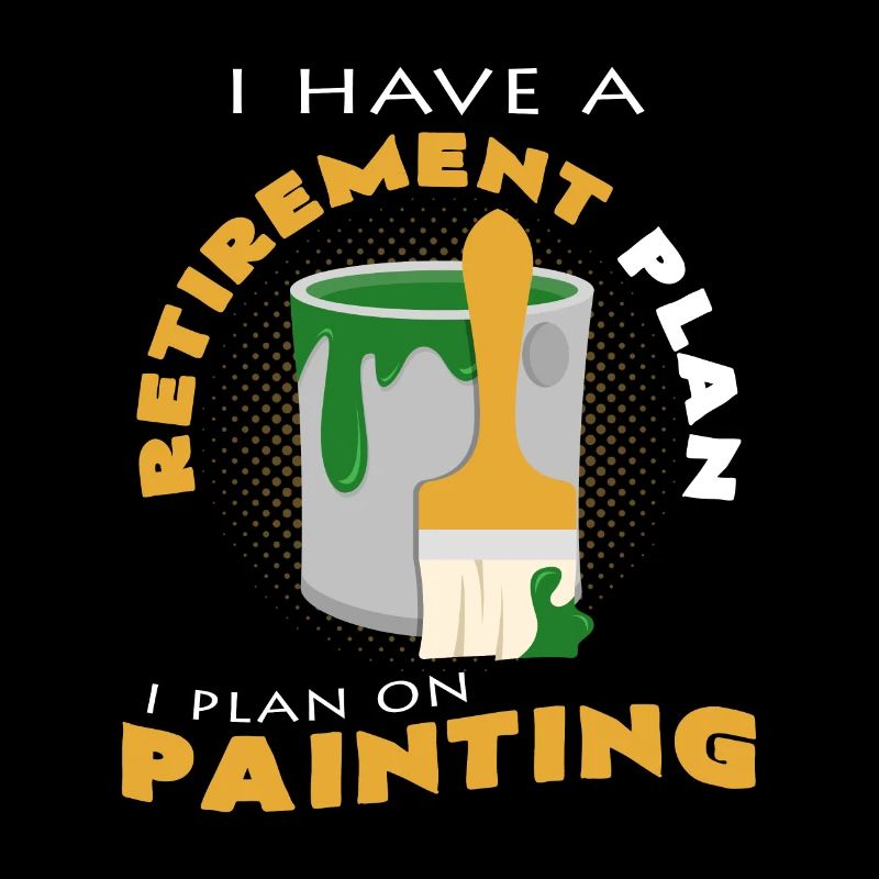 Plan for retirement painting painter pension gift