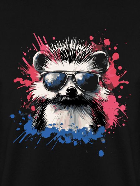 Lustiger Igel mit Sonnenbrille