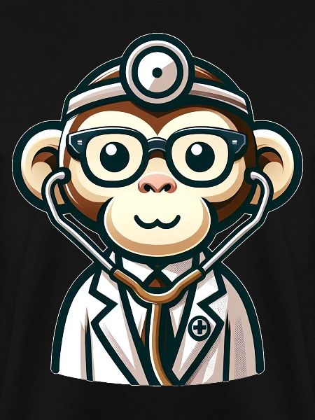 Cute Monkey Doctor