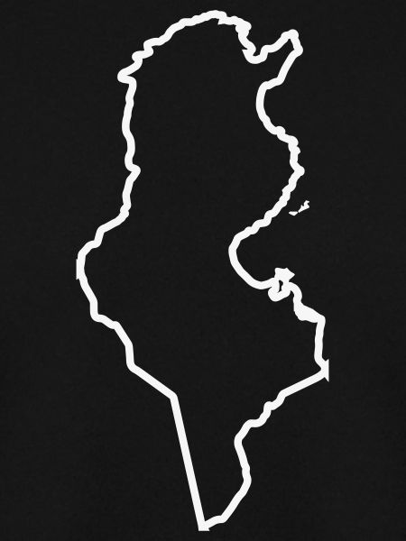 Länderkontur Silhouette Druck