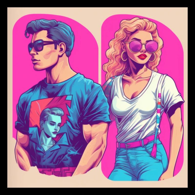 Man und Frau der 90er