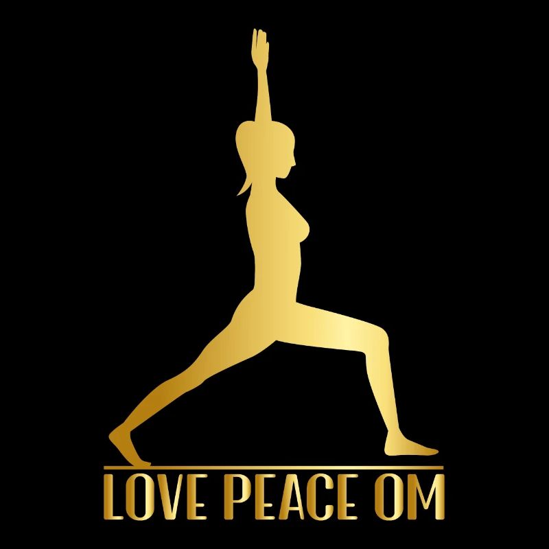 Yoga Pose Amour Paix OM