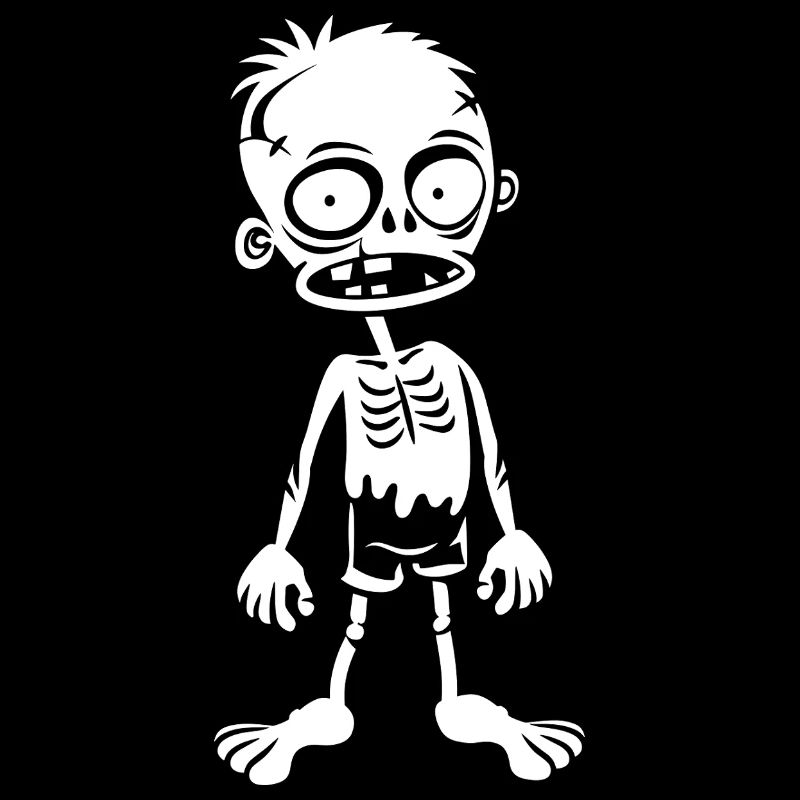 Humorvoller und schrulliger Zombie-Junge