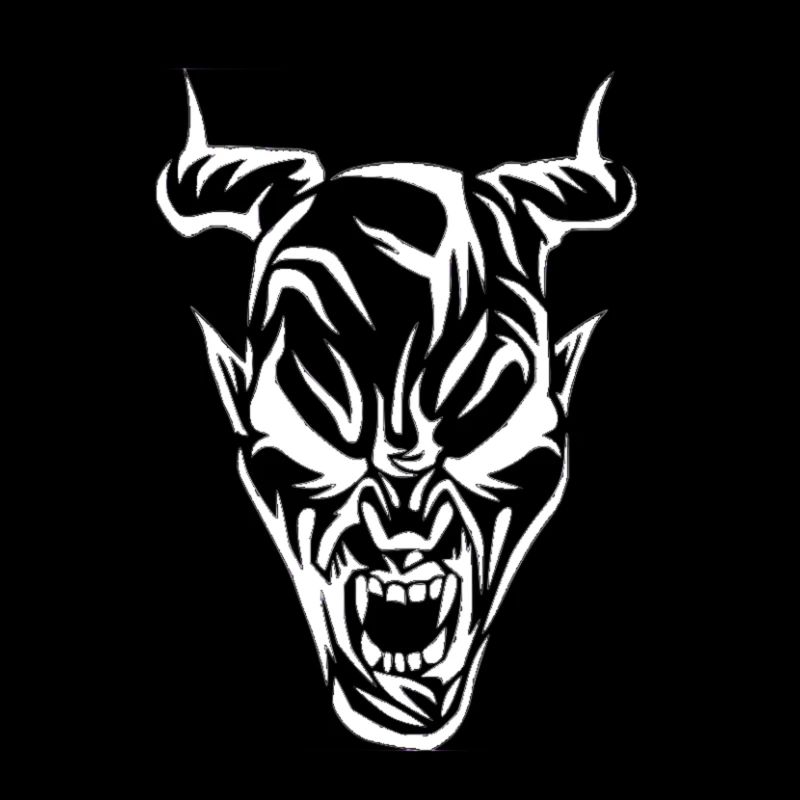 LT Krampus Perchten Mask white
