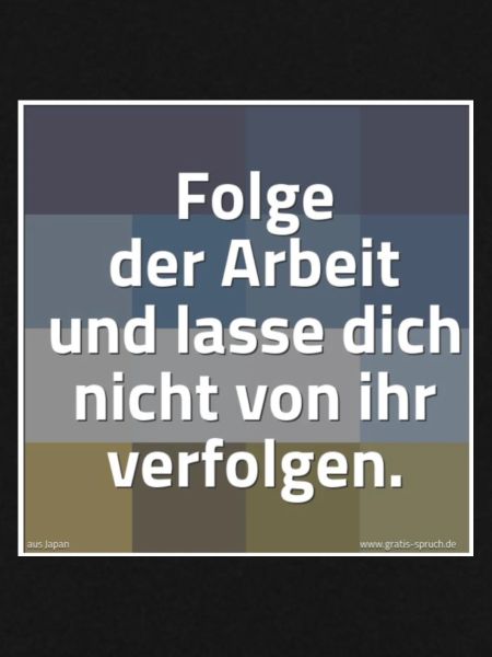 SPRUCH ARBEIT